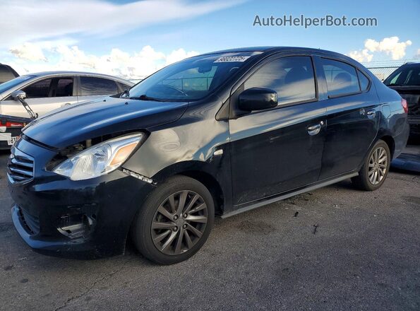 ML32F3FJ3KHF06098 2019 MITSUBISHI MIRAGE Черный Передняя левая четверть