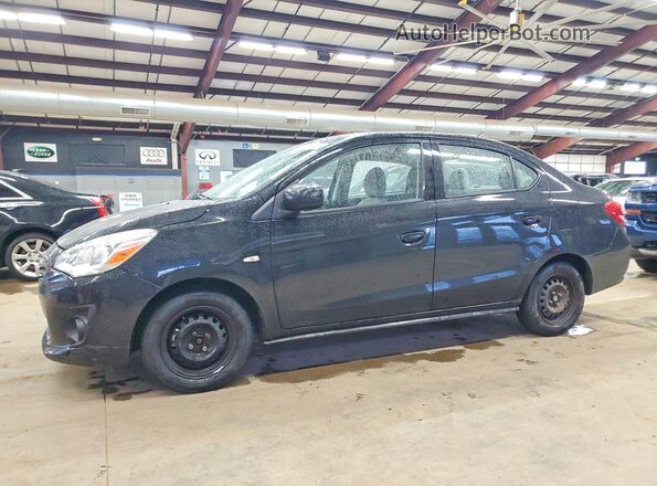 ML32F3FJ3KHF15903 2019 MITSUBISHI MIRAGE Черный Передняя левая четверть