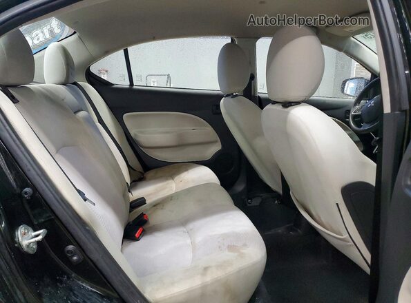 ML32F3FJ3KHF15903 2019 MITSUBISHI MIRAGE Черный Вид задних сидений