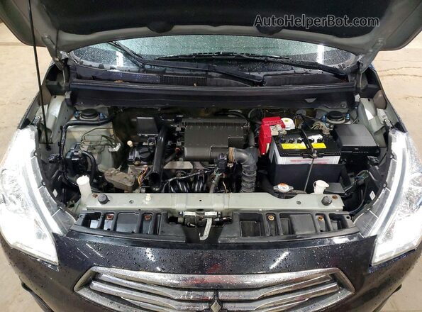 ML32F3FJ3KHF15903 2019 MITSUBISHI MIRAGE Черный Вид задней части салона