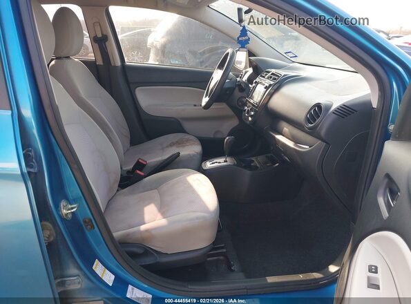 ML32F3FJ5KHF05695 2019 MITSUBISHI MIRAGE G4 Blue Vista interior delantera