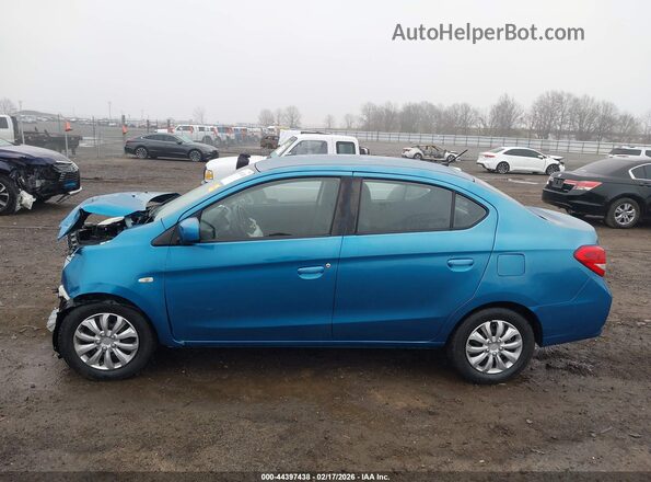 ML32F3FJ6HHF19663 2017 MITSUBISHI MIRAGE G4 Синий 
