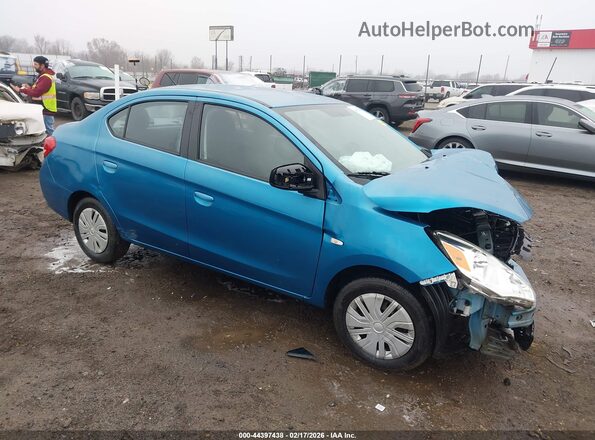 ML32F3FJ6HHF19663 2017 MITSUBISHI MIRAGE G4 Синий Передняя правая четверть