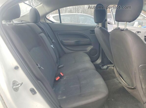 ML32F3FJ6KHF11053 2019 MITSUBISHI MIRAGE White Вид задніх сидінь