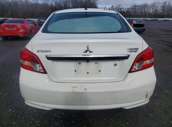 ML32F3FJ6KHF11053 2019 MITSUBISHI MIRAGE White Вид ззаду