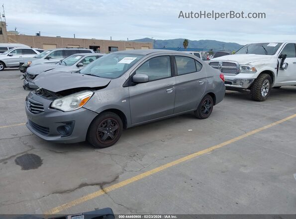 ML32F3FJ7HHF11197 2017 MITSUBISHI MIRAGE G4 Серый Передняя левая четверть