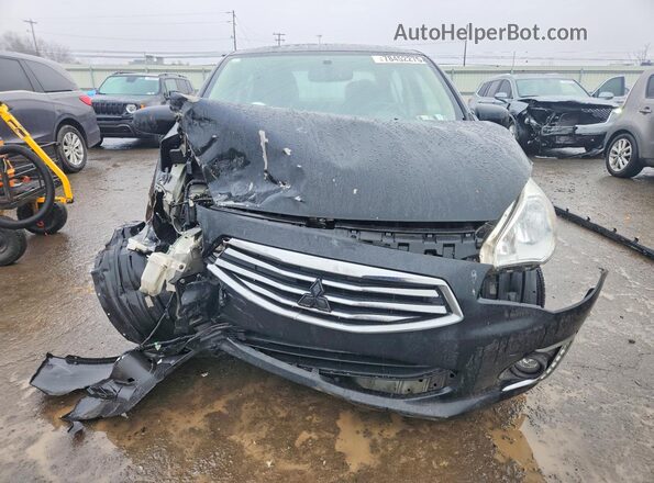 ML32F3FJ8HHF05974 2017 MITSUBISHI MIRAGE Черный Вид спереди