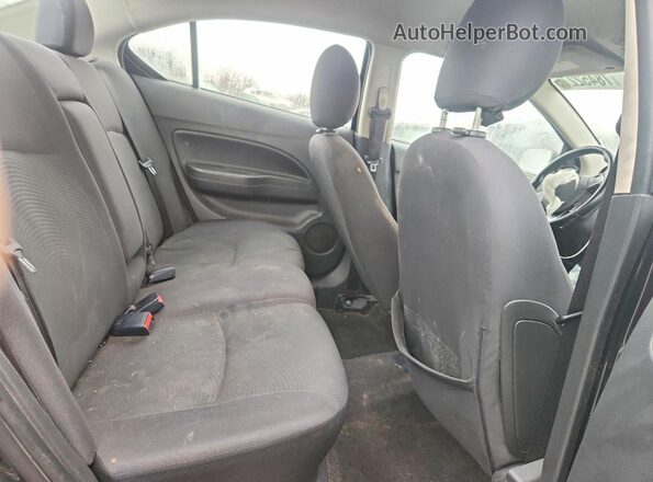 ML32F3FJ8HHF05974 2017 MITSUBISHI MIRAGE Черный Вид задних сидений