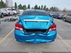 2019 Mitsubishi Mirage G4 Es Синий vin: ML32F3FJ8KHF01558