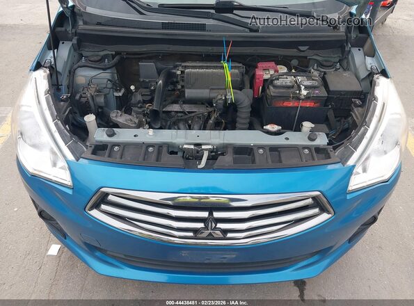 ML32F3FJ8KHF01558 2019 MITSUBISHI MIRAGE G4 Синий Вид сзади