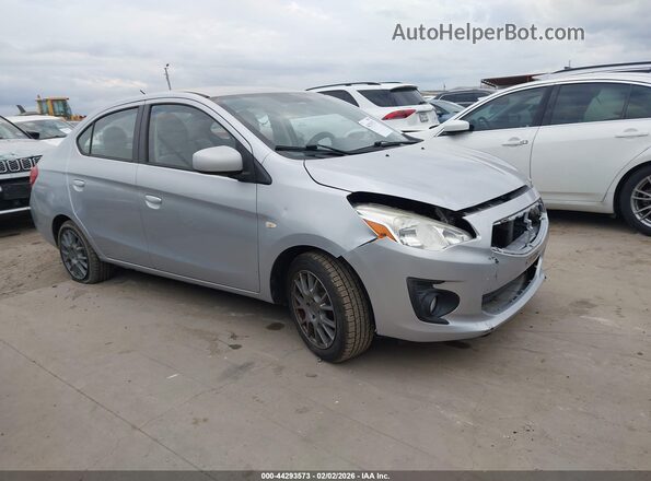 ML32F3FJOHHF07203 2017 MITSUBISHI MIRAGE G4 Silver Передня права чверть