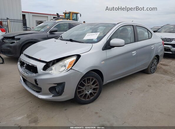 ML32F3FJOHHF07203 2017 MITSUBISHI MIRAGE G4 Silver Передня ліва чверть