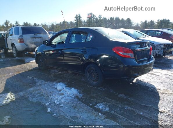 ML32F3FJXJHF12298 2018 MITSUBISHI MIRAGE G4 Черный Задняя левая четверть