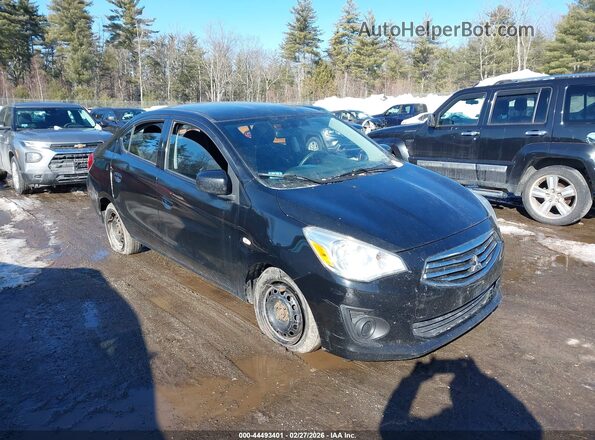 ML32F3FJXJHF12298 2018 MITSUBISHI MIRAGE G4 Черный Передняя правая четверть