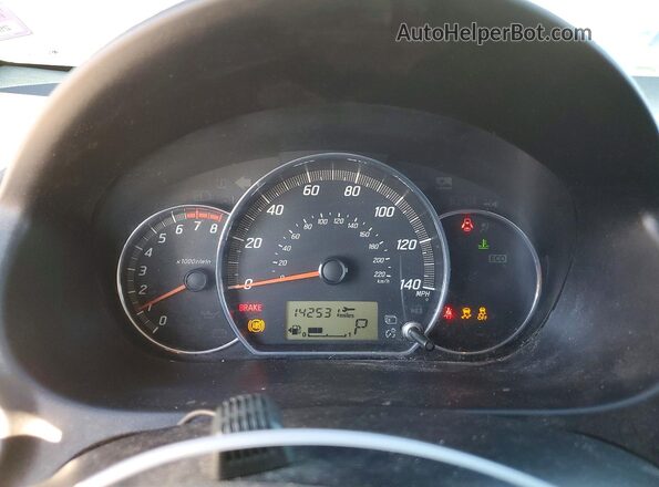 ML32F4FJ4HHF18808 2017 MITSUBISHI MIRAGE Серебряный Вид щитка приборов