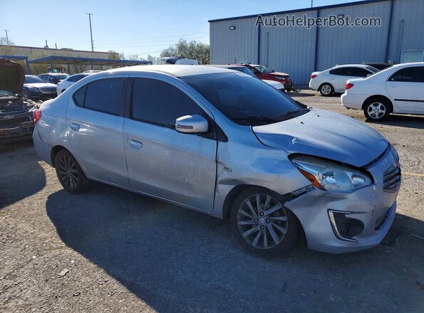 ML32F4FJ4HHF18808 2017 MITSUBISHI MIRAGE Серебряный Передняя правая четверть