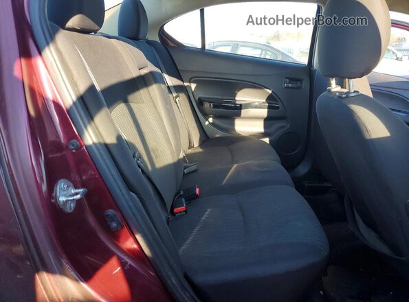 ML32F4FJ5JHF15244 2018 MITSUBISHI MIRAGE Темно-бордовый Вид задних сидений