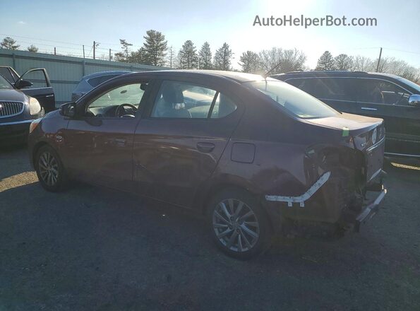 ML32F4FJ5JHF15244 2018 MITSUBISHI MIRAGE Темно-бордовый Задняя левая четверть