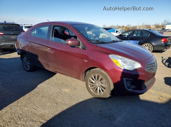 ML32F4FJ5JHF15244 2018 MITSUBISHI MIRAGE Темно-бордовый Передняя правая четверть
