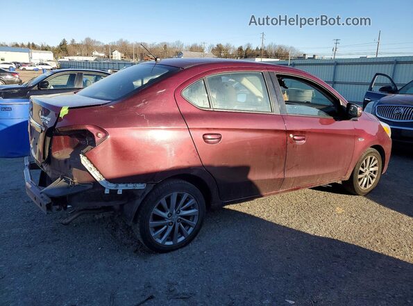 ML32F4FJ5JHF15244 2018 MITSUBISHI MIRAGE Темно-бордовый Задняя правая четверть