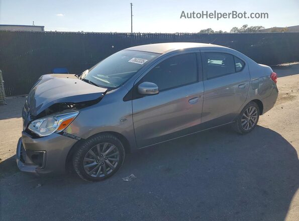 ML32F4FJ6JHF12448 2018 MITSUBISHI MIRAGE Gray Vista tres cuartos delantera izquierda