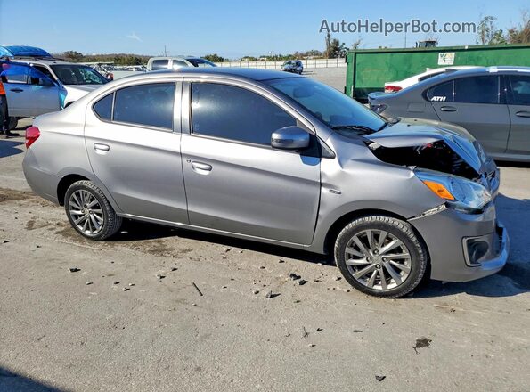 ML32F4FJ6JHF12448 2018 MITSUBISHI MIRAGE Gray Delantero derecho