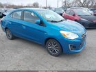 2017 Mitsubishi Mirage G4 Se Синий vin: ML32F4FJXHHF14116