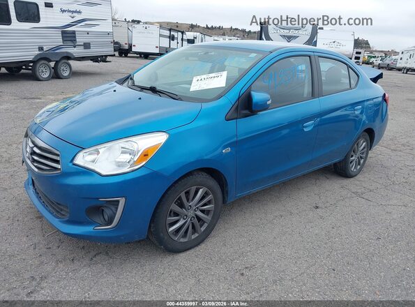 ML32F4FJXHHF14116 2017 MITSUBISHI MIRAGE G4 Синий Передняя левая четверть