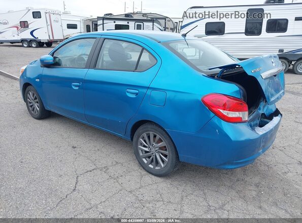 ML32F4FJXHHF14116 2017 MITSUBISHI MIRAGE G4 Синий Задняя левая четверть