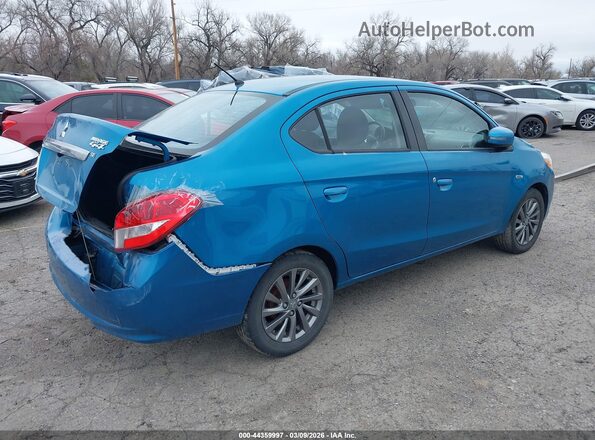 ML32F4FJXHHF14116 2017 MITSUBISHI MIRAGE G4 Синий Задняя правая четверть