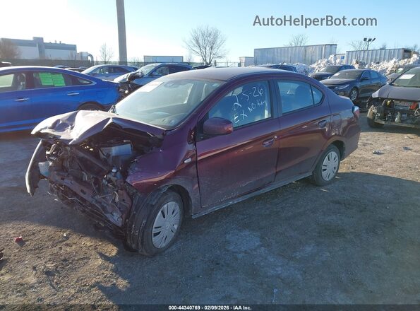 ML32FUFJ3RHF04531 2024 MITSUBISHI MIRAGE G4 Бордовый Передняя левая четверть