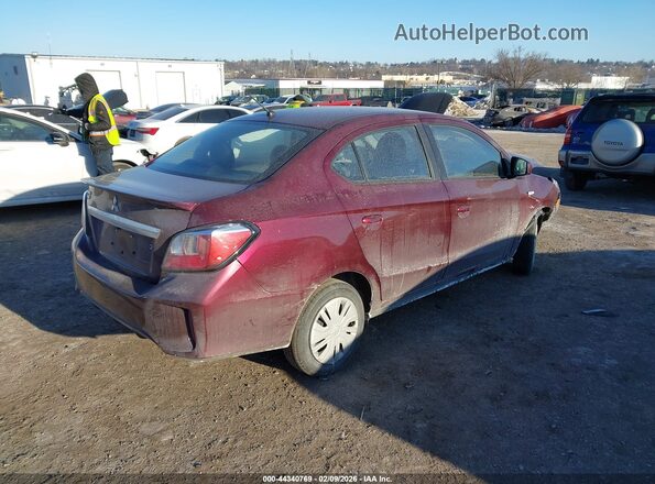 ML32FUFJ3RHF04531 2024 MITSUBISHI MIRAGE G4 Бордовый Задняя правая четверть