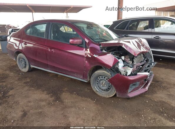 ML32FUFJ4MHF01243 2021 MITSUBISHI MIRAGE G4 Red Przód prawy
