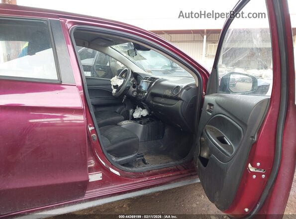 ML32FUFJ4MHF01243 2021 MITSUBISHI MIRAGE G4 Red Widok wnętrza z przodu