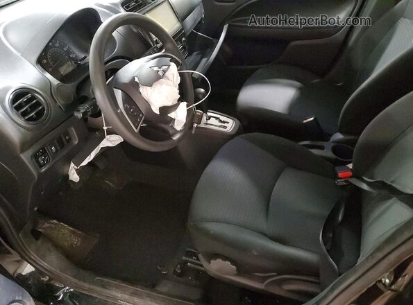 ML32FUFJ7RHF07500 2024 MITSUBISHI MIRAGE Black Widok wnętrza z przodu