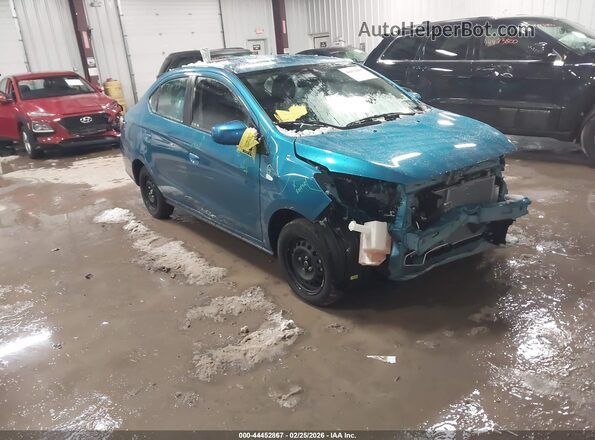 ML32FUFJXRHF08446 2024 MITSUBISHI MIRAGE G4 Синий Передняя правая четверть