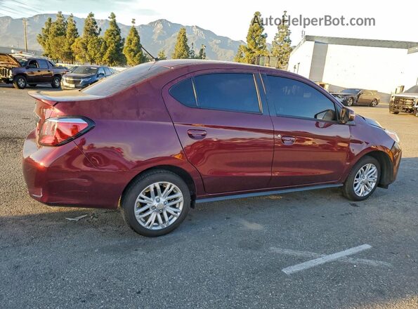 ML32FVFJ3RHF14367 2024 MITSUBISHI MIRAGE Бордовый Задняя правая четверть