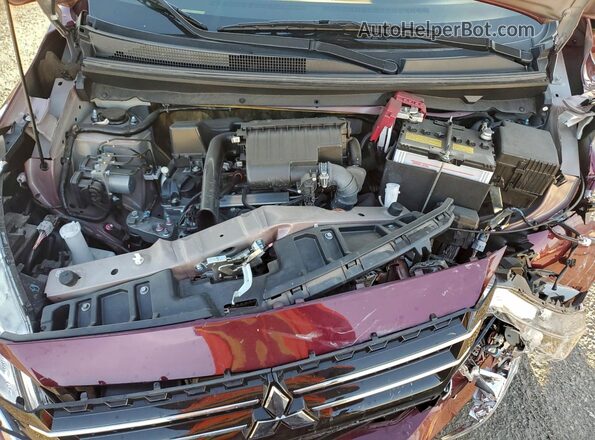 ML32FVFJ3RHF14367 2024 MITSUBISHI MIRAGE Бордовый Вид задней части салона