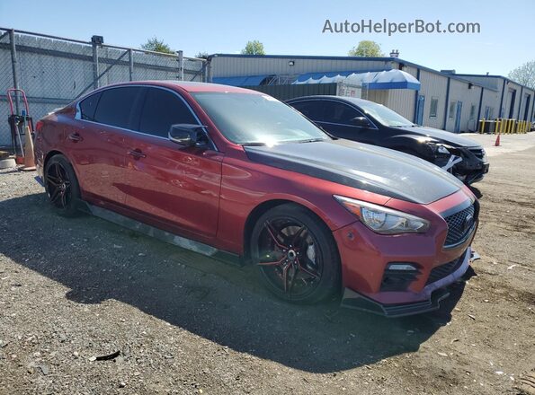 N0V1N54690995 2016 INFINITI Q50 Maroon Delantero derecho