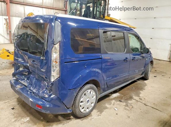 NM0GS9F77J1364524 2018 FORD TRANSIT Синий Задняя правая четверть
