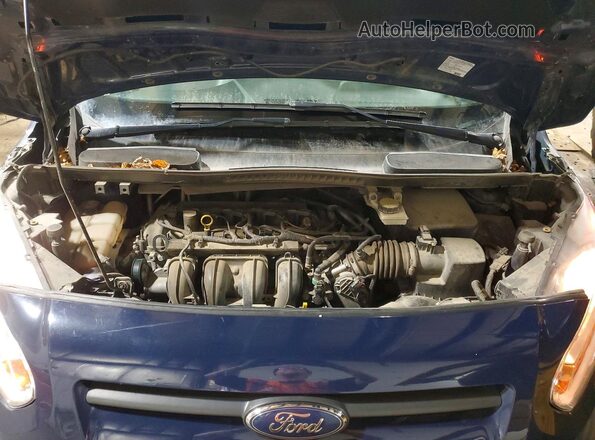 NM0GS9F77J1364524 2018 FORD TRANSIT Синий Вид подкапотного пространства