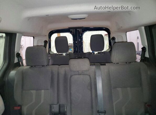 NM0GS9F77J1364524 2018 FORD TRANSIT Синий Вид задних сидений