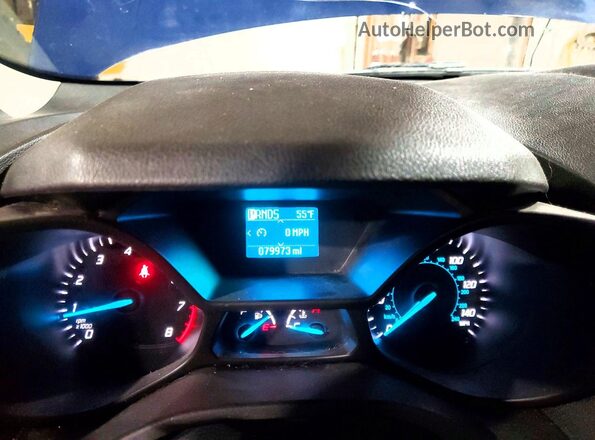 NM0GS9F77J1364524 2018 FORD TRANSIT Синий Вид щитка приборов