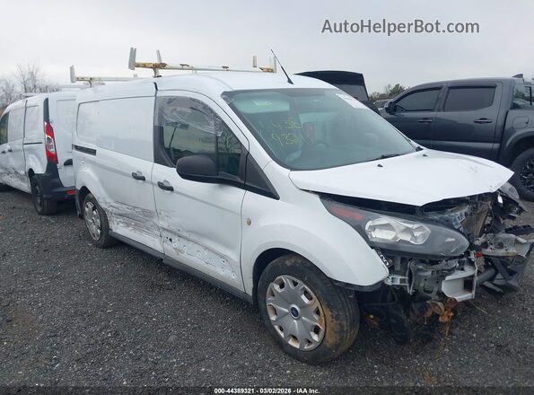 NM0LS7E71J1376818 2018 FORD TRANSIT CONNECT Белый Передняя правая четверть