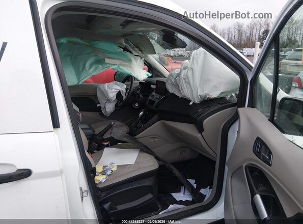 NM0LS7F28K1430216 2019 FORD TRANSIT CONNECT Белый Вид салона спереди