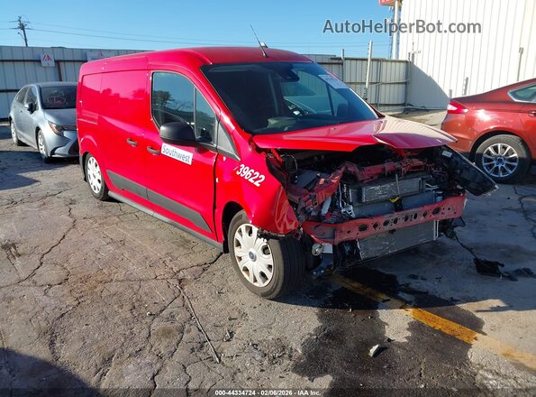 NM0LS7S22P1565558 2023 FORD TRANSIT CONNECT Красный Передняя правая четверть