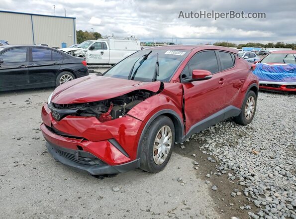 NMTKHMBX5KR094507 2019 TOYOTA C-HR Red Vista tres cuartos delantera izquierda