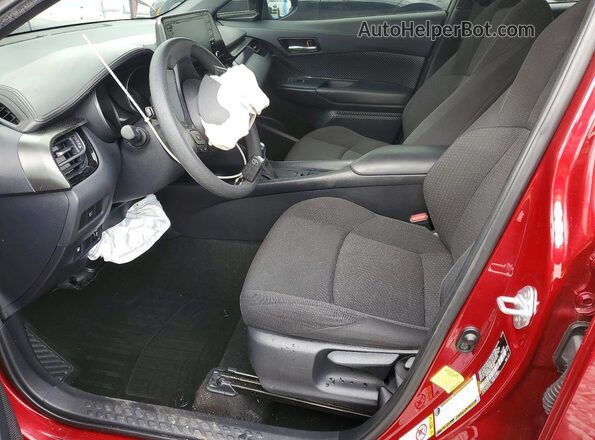 NMTKHMBX5KR094507 2019 TOYOTA C-HR Red Vista interior delantera