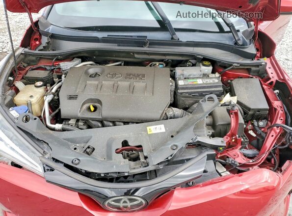 NMTKHMBX5KR094507 2019 TOYOTA C-HR Red Vista del compartimento del motor