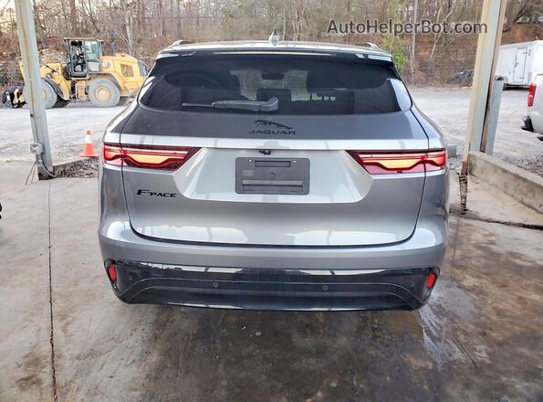 SADCJ2EX1MA677624 2021 JAGUAR F-PACE Gray Widok z tyłu